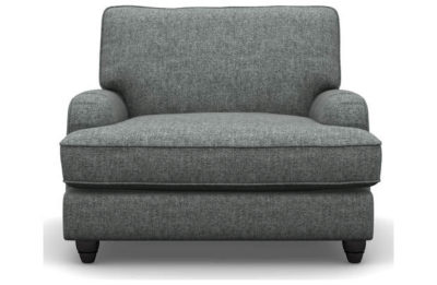 Heart of House Adeline Tweed Fabric Chair - Grey